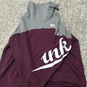 Pink turtle neck sweater